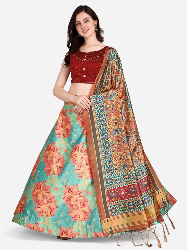 Ronika 6 Satin  Lehenga Choli