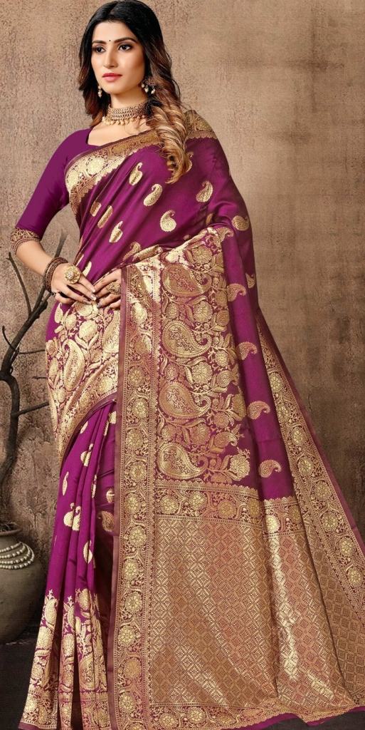 Ronisha Ahilya Fancy Party Wear Silk Saree Collection