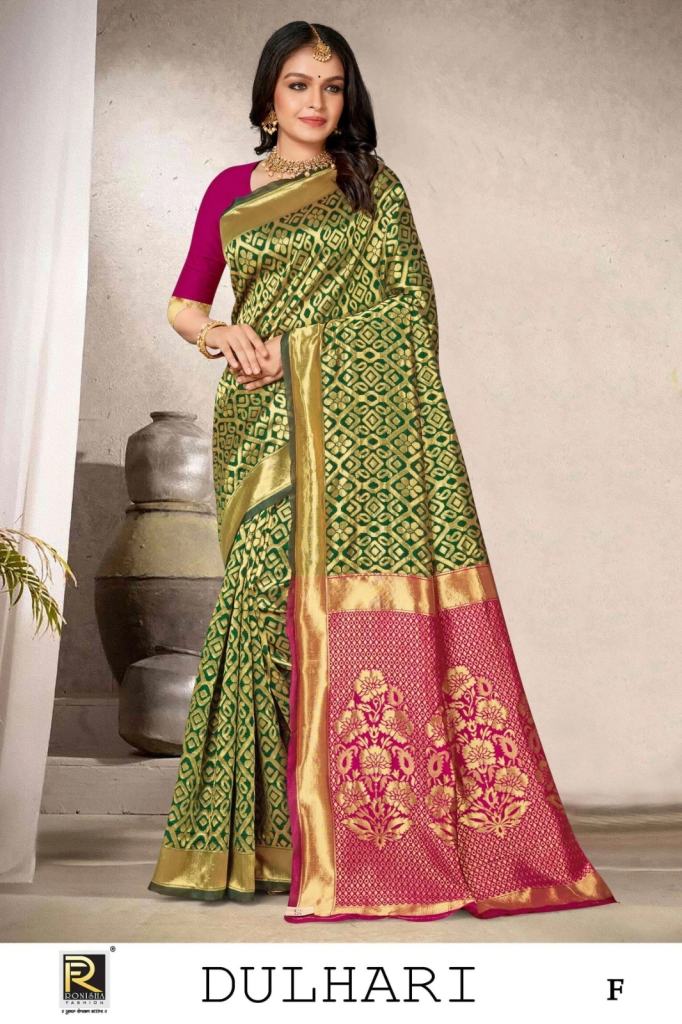 Ronisha Dulari Banarasi Premium Silk Wholesale Sarees