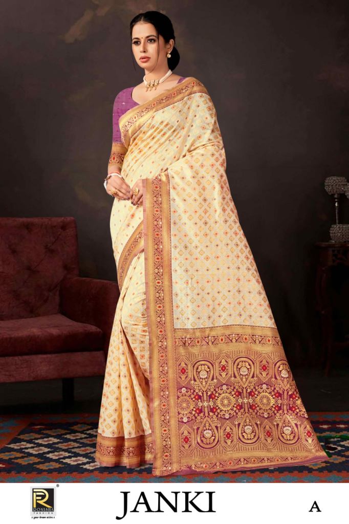 Ronisha Janki Ethnic Wear Banarasi Silk Saree Collection