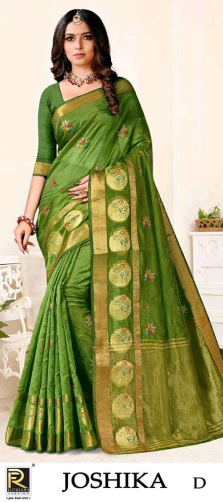 Ronisha Joshika Occasional Banarasi Silk Saree Collection