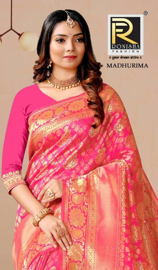 Ronisha Madhurima Designer Soft Silk Saree Collection