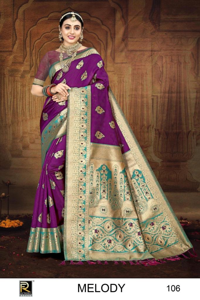 Ronisha Melody Designer Banarasi Silk Saree