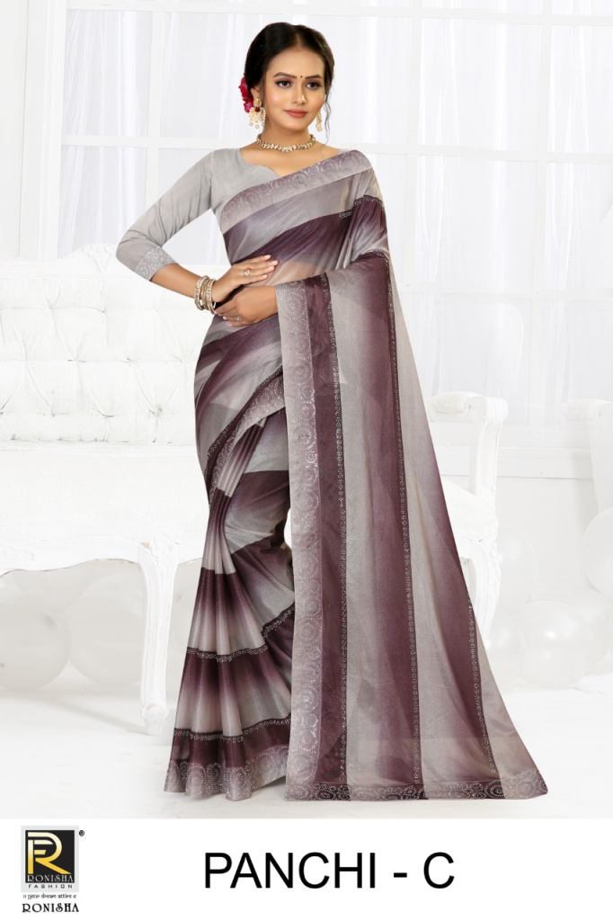  Ronisha Panchi Lycra Festive Wear Wholesale Sarees Collection