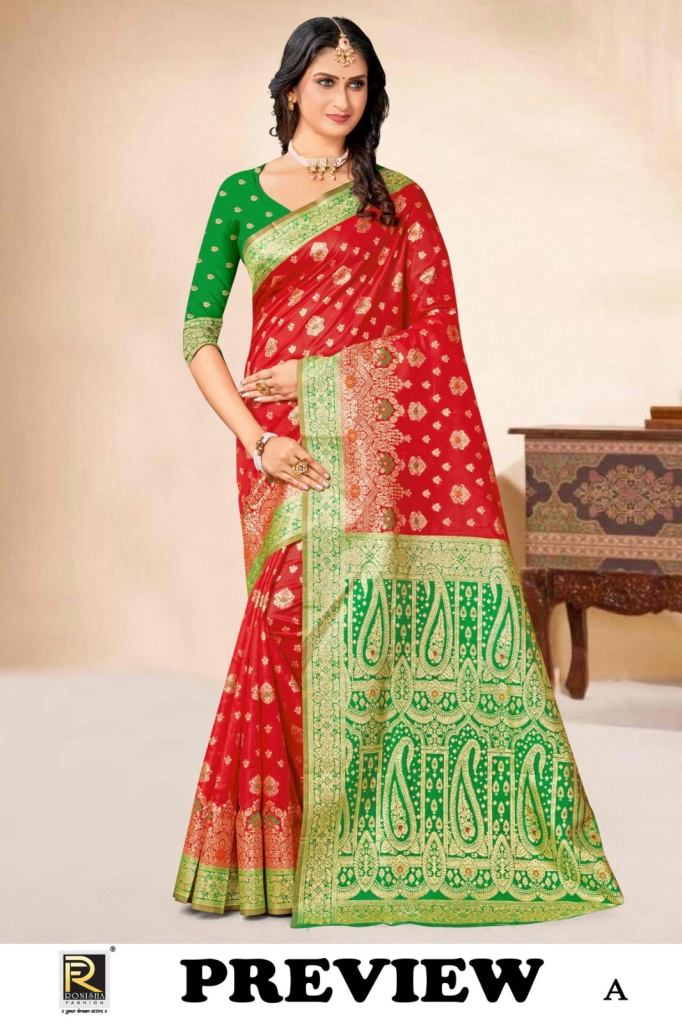 Ronisha Preview Banarasi Silk Premium Sarees