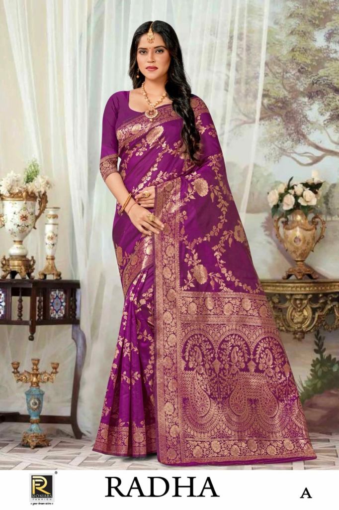 Ronisha Radha Banarasi Silk Premium Silk Saree