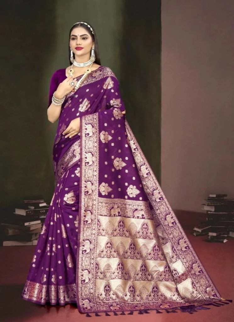 Ronisha Rasmalai 1 Banarasi Silk Saree Collection