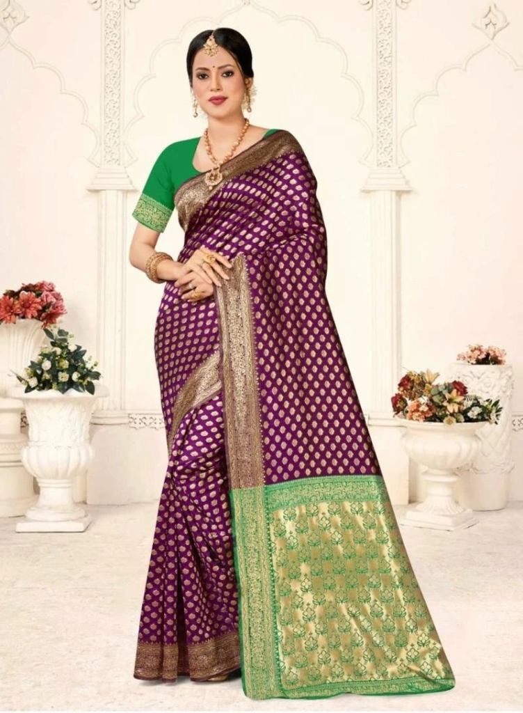 Ronisha Roger Premium Banarasi Silk Saree