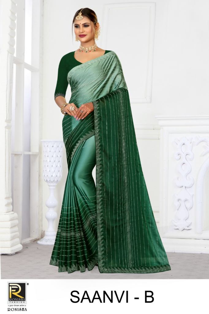 Ronisha Saanvi Festive Wear Silk Saree Collection
