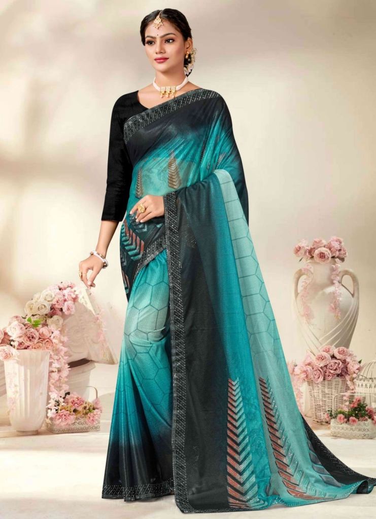 Ronisha Saheli Party Wear Imported Lycra Silk Saree Collection