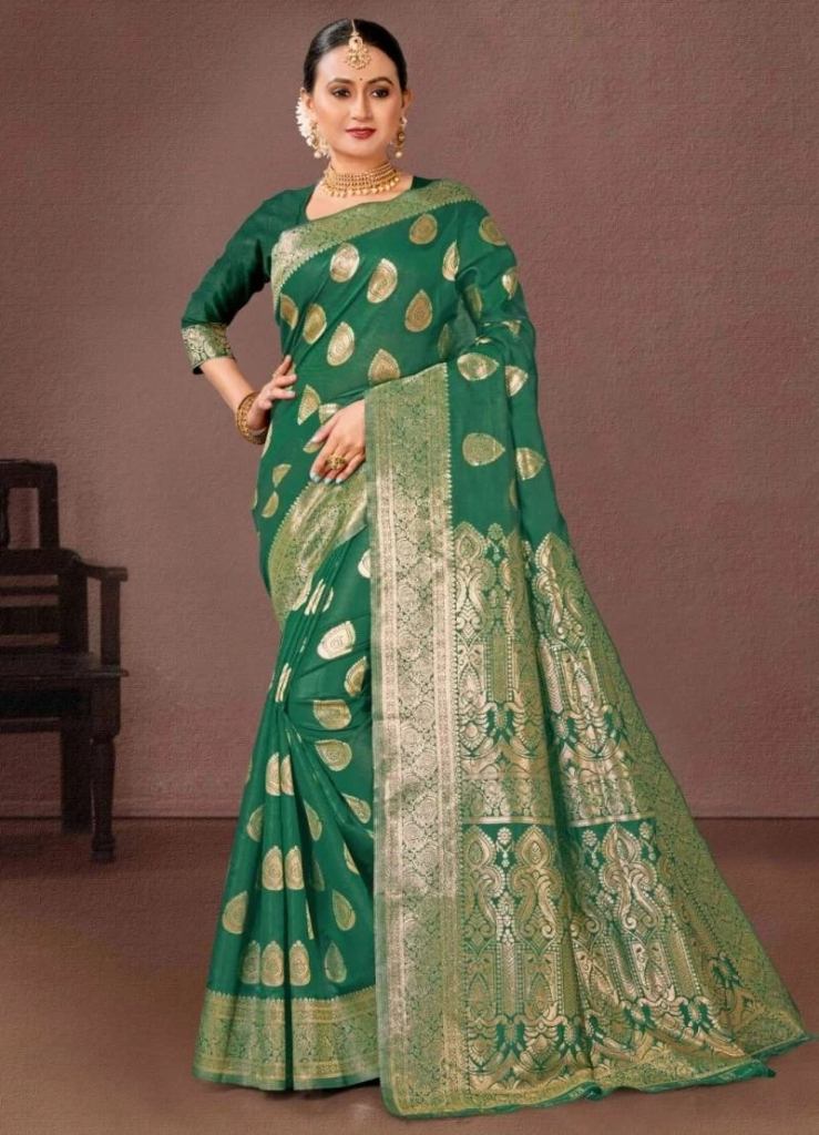 Ronisha Sofia Premium Banarasi Silk Sarees