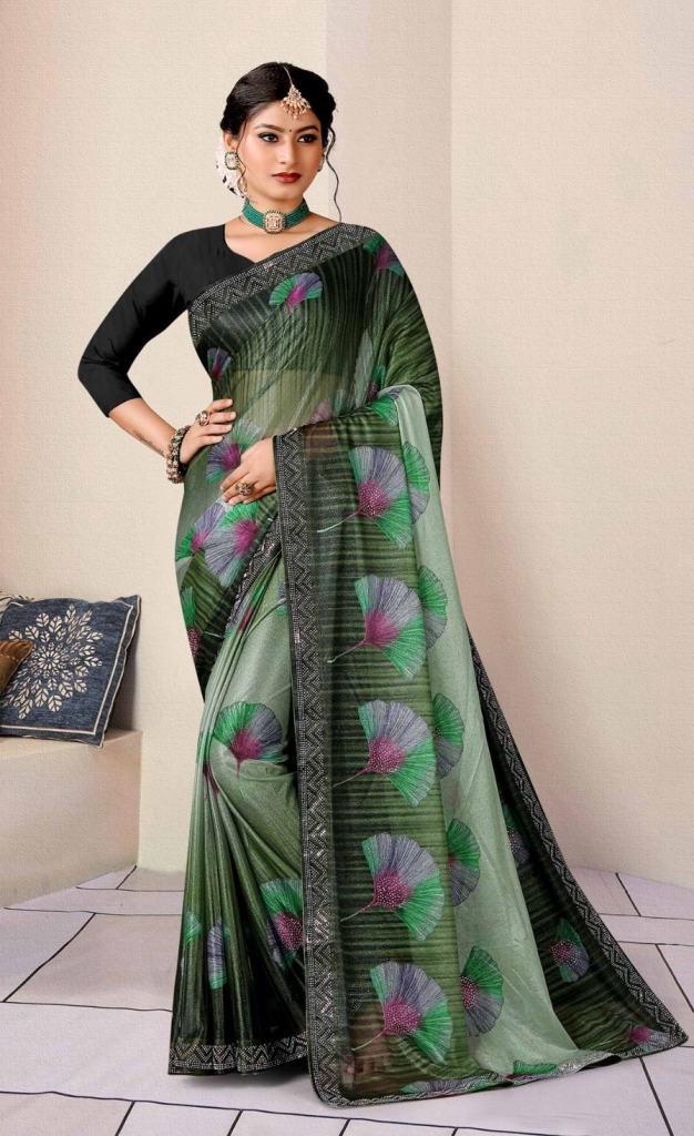 Ronisha Suhani Fancy Designer Lycra Printed Saree Collection