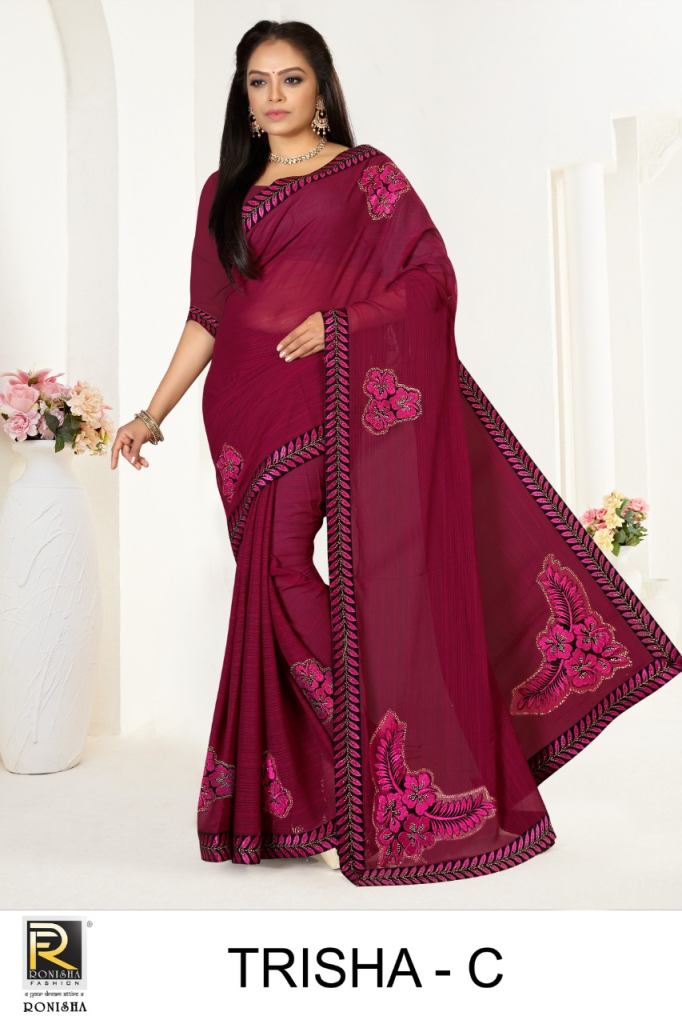 Ronisha Trisha Traditional Wear Art Silk Saree Collection