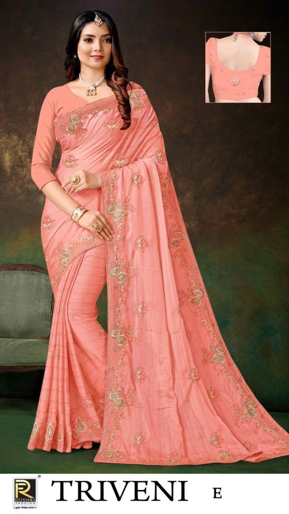  EMBROIDERY WORKED SAREES WHOLESALE