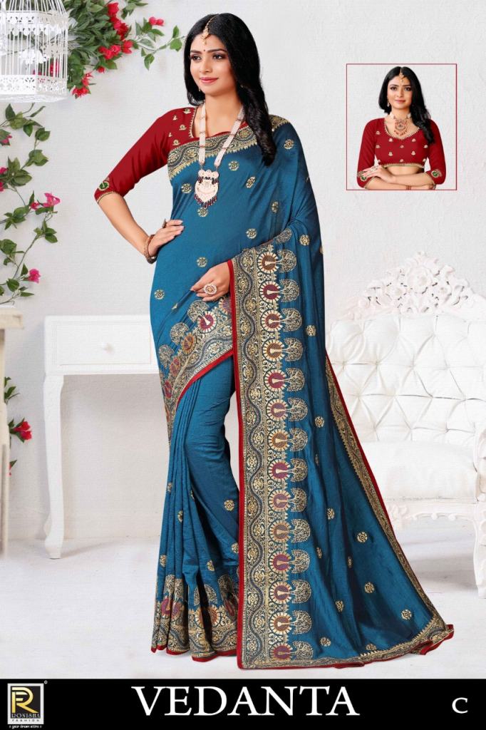 Ronisha Vedanta Festive Wear Art Silk Saree Collection