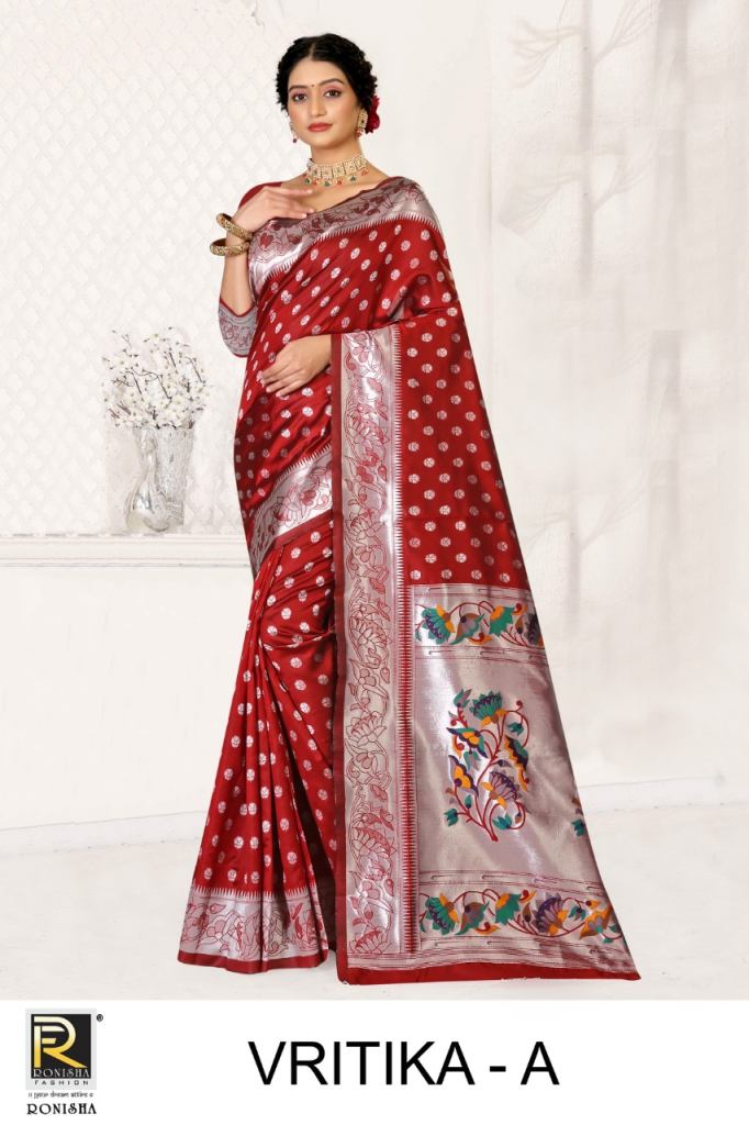 Ronisha Vritika Casual Wear Silk Saree Collection