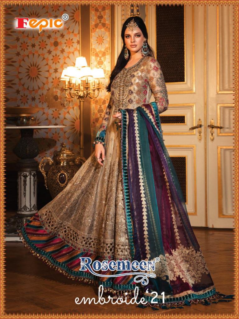 Rosemeen Embroide  vol 21 Pakistani Salwar Suits 