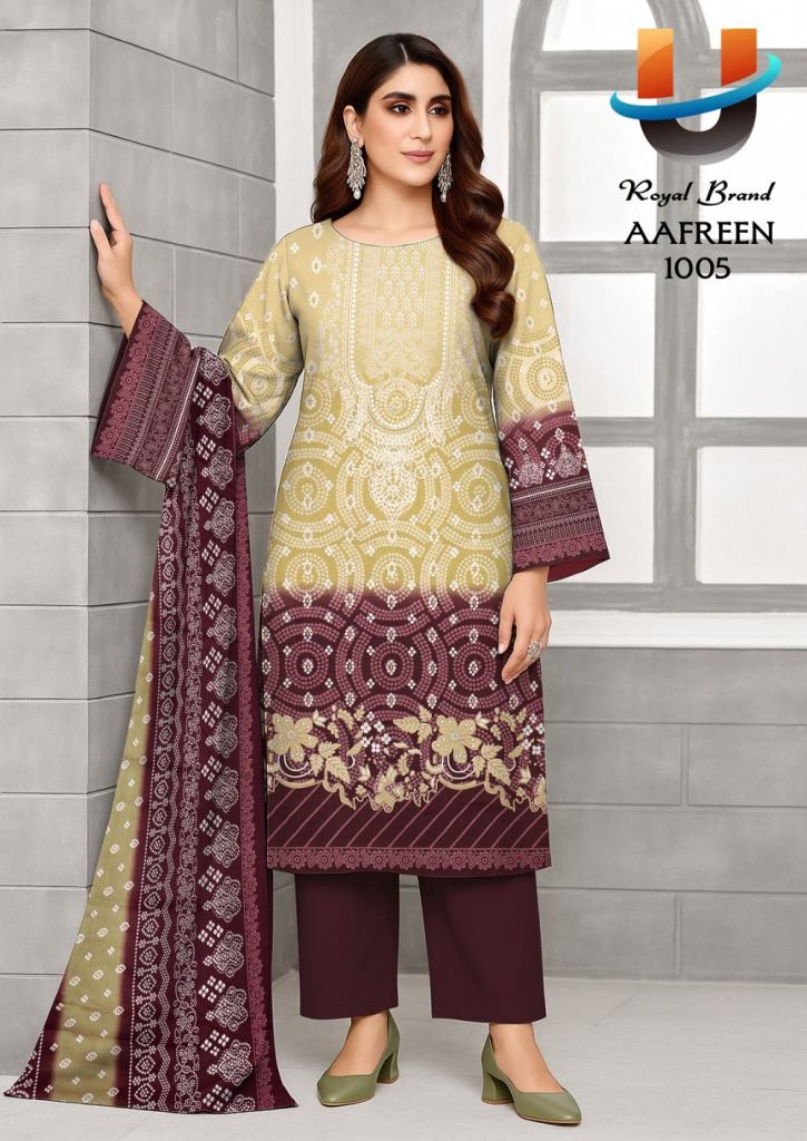 Royal Aafreen vol 1 Printed Dress Material