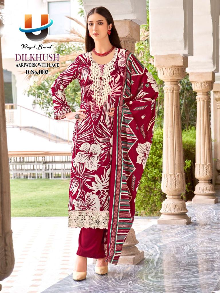 Royal Dilkhush Vol 1 Designer Dress Material