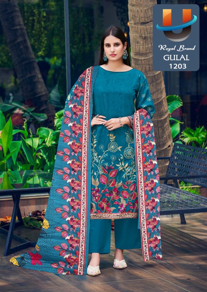 Royal Gulal Vol 12 Printed Dress Material 