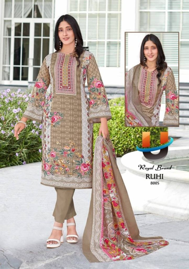 Royal Ruhi Vol 8 Printed Dress Material