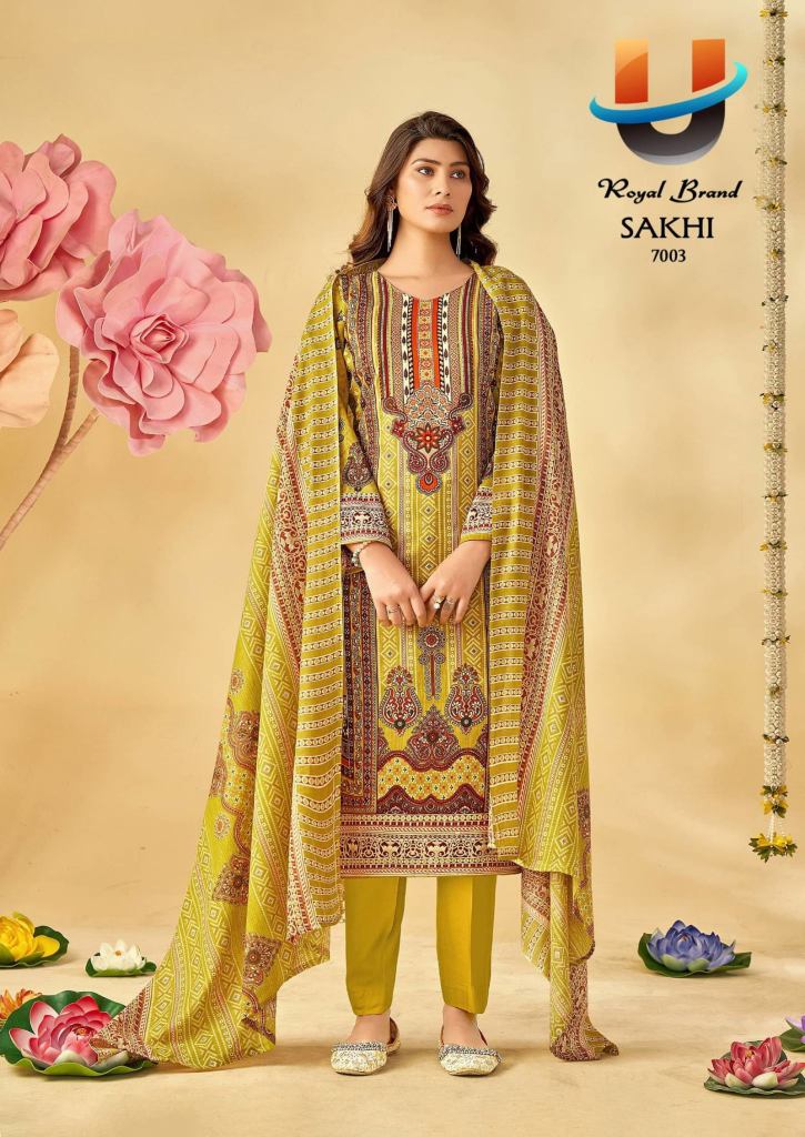 Royal Sakhi Vol 7 Printed Dress Material