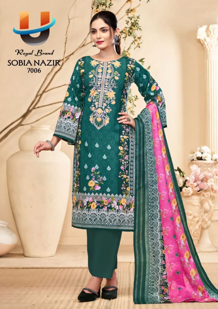 Royal Sobia Nazir Vol 7 Printed Dress Material