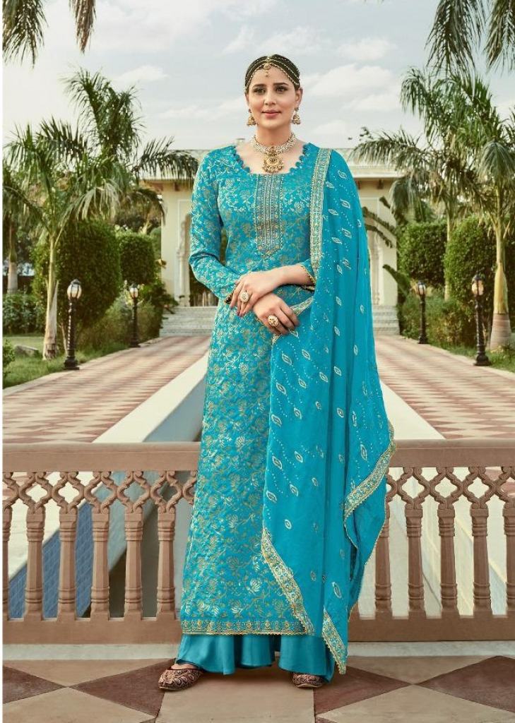 Rsf Swag vol 7 Beauty of jacquard Embroidery Salwar Kameez catalog