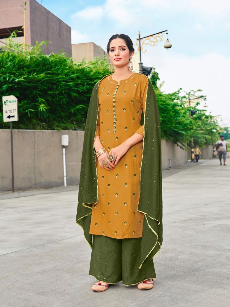 Rt Surili vol 2   Designer Kurti with Plazzo and dupatta catalog 