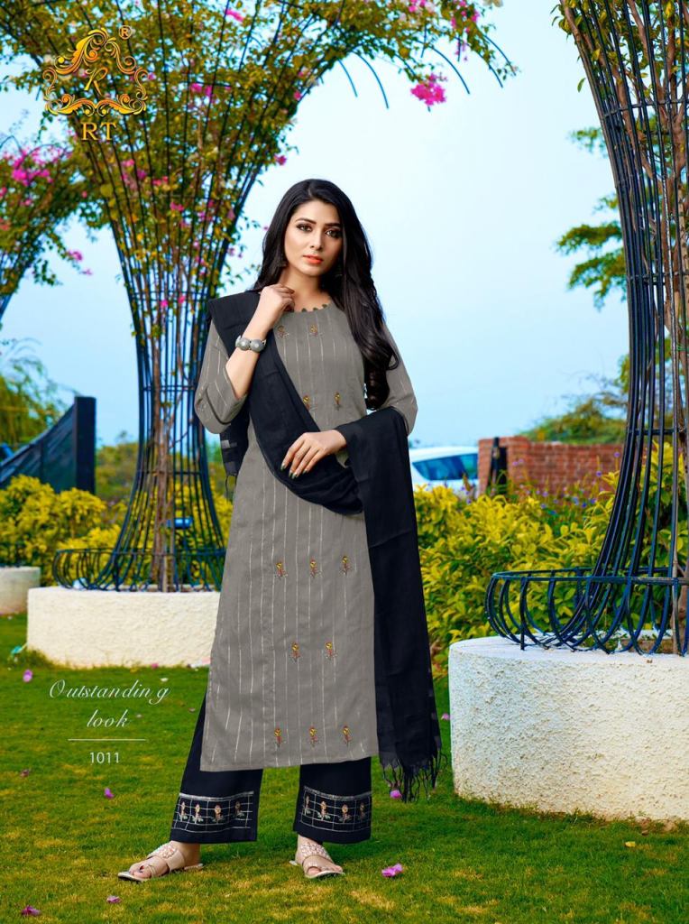 Karissa R Na Fancy Wear Kurti With Bottom Dupatta Collection On Wholesale