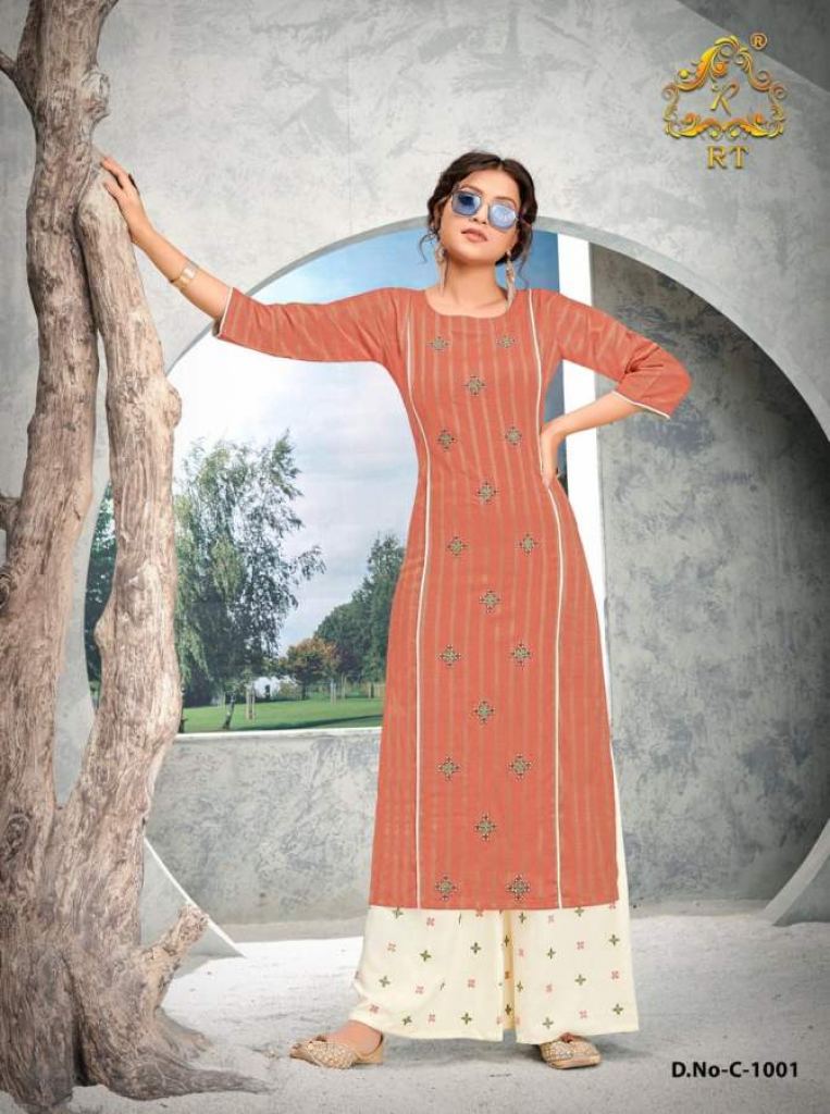 Rt presents  Guzaarish  Kurti With Bottom Collection