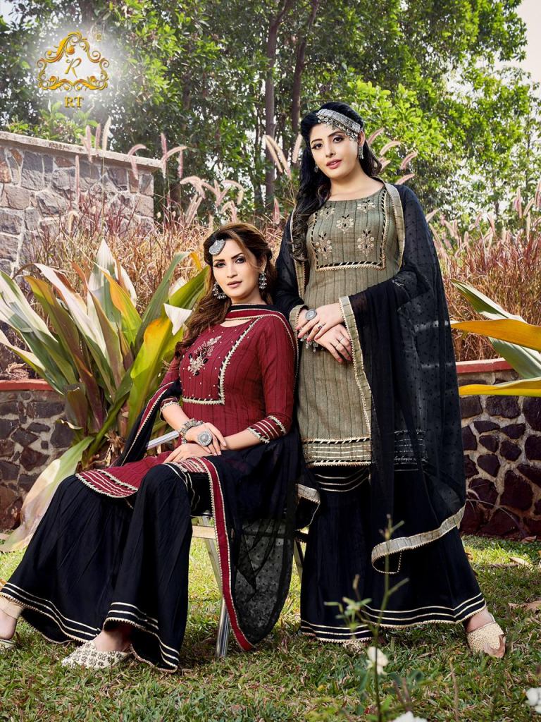 Ethnic Wear Purple Color Designer Art Silk Readymade Anarkali Dress