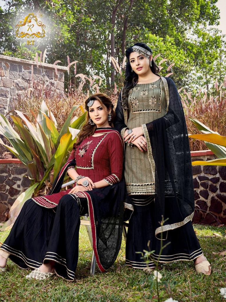 Rt presents Tjori 2 Fancy Lining Ethnic Wear Readymade Collection