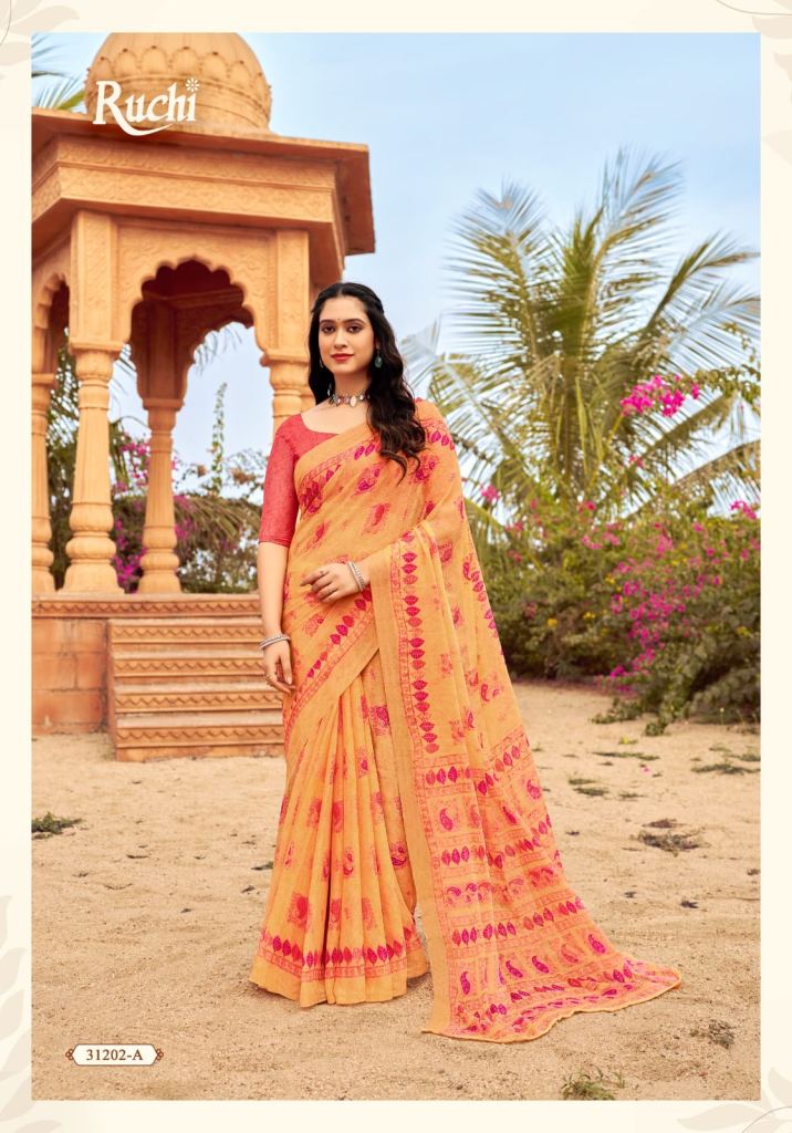 Ruchi Star Chiffon 151 Saree