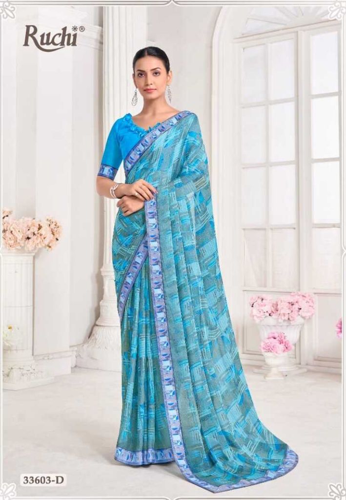 Ruchi Vanilla Vol 8 Saree