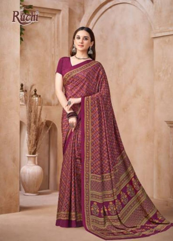 Ruchi Vivanta Silk 44 Printed Saree