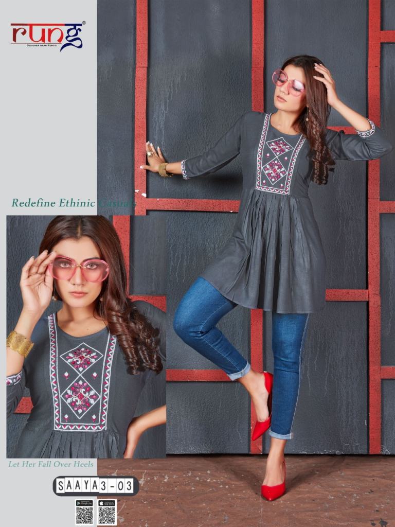 Rung Saaya vol 3 western top designer catalog