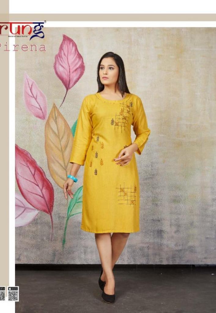 Rung presents  Pirena Casual Wear Kurtis Collection