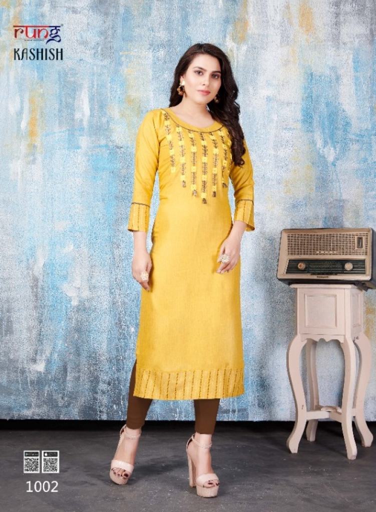 Rung  presents Kashish Casual Wear Kurtis 