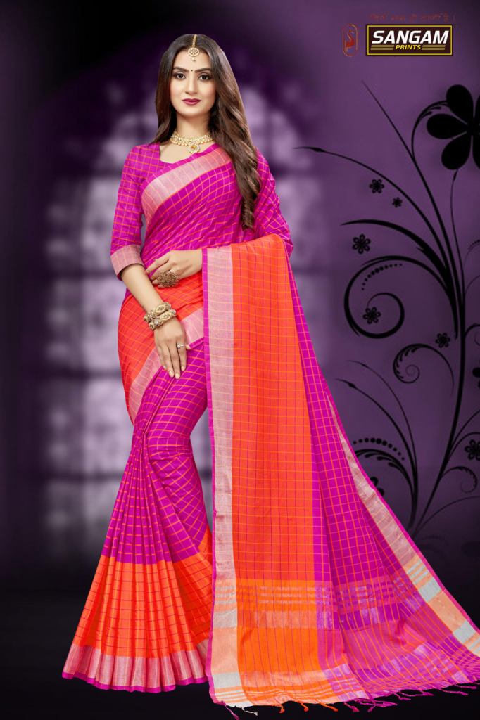 Sangam Presents Red Carpet Vol-6 Linen Cotton Sarees