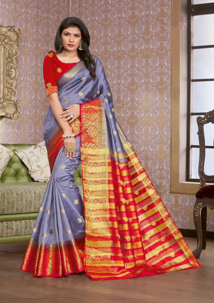 SANGAM SAANVI SILK NYLON SILK SAREES