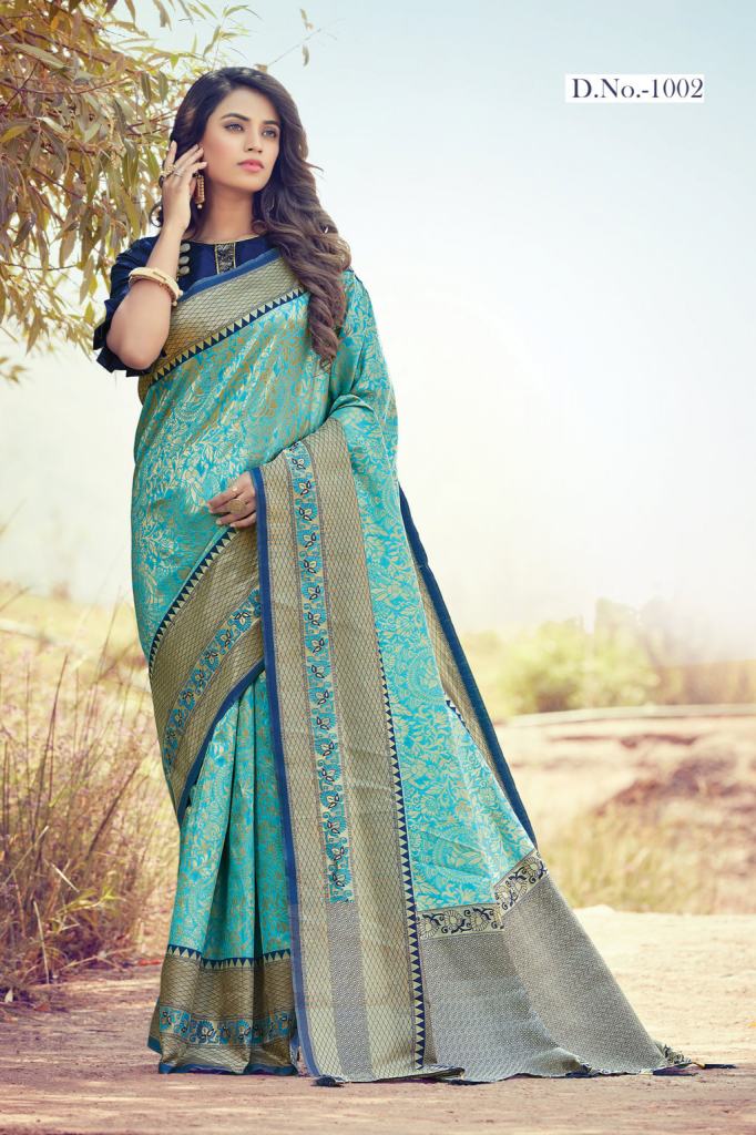  Sangam presents Tanishq Zari Weaving Silk Sarees