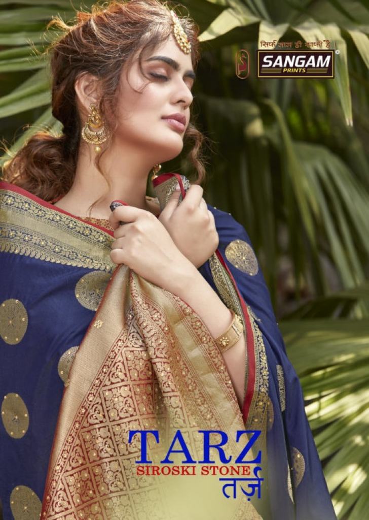 Sangam Presents Tarz  Silk  Sarees  Collection 