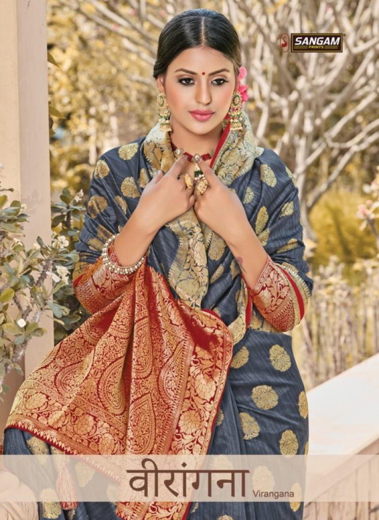 Sangam  Veerangana Festive Wear Sarees Collection