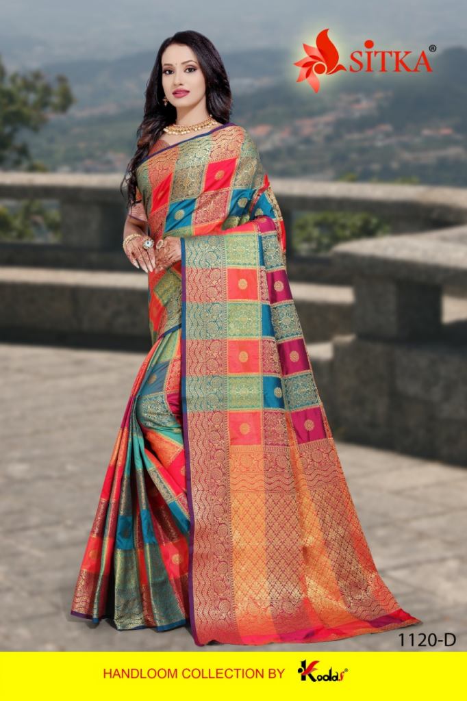 SITKA SAMAIRA 1120 CHECKS PRINTED COTTON SILK