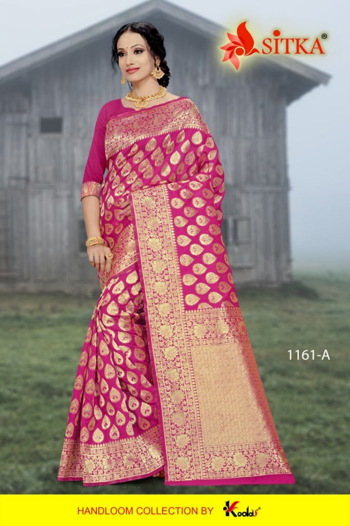 SITKA SUHAG JODA 1161 COTTON SILK BUTTIES DESIGN