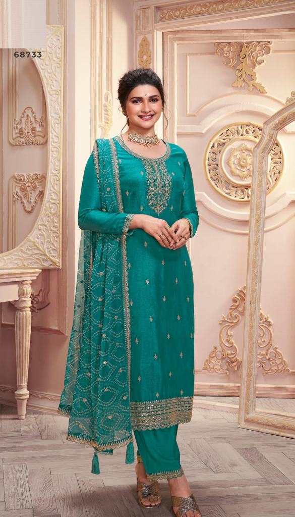 Saanjh Hit Silk Georgette Embroidry pakistani suits wholesale