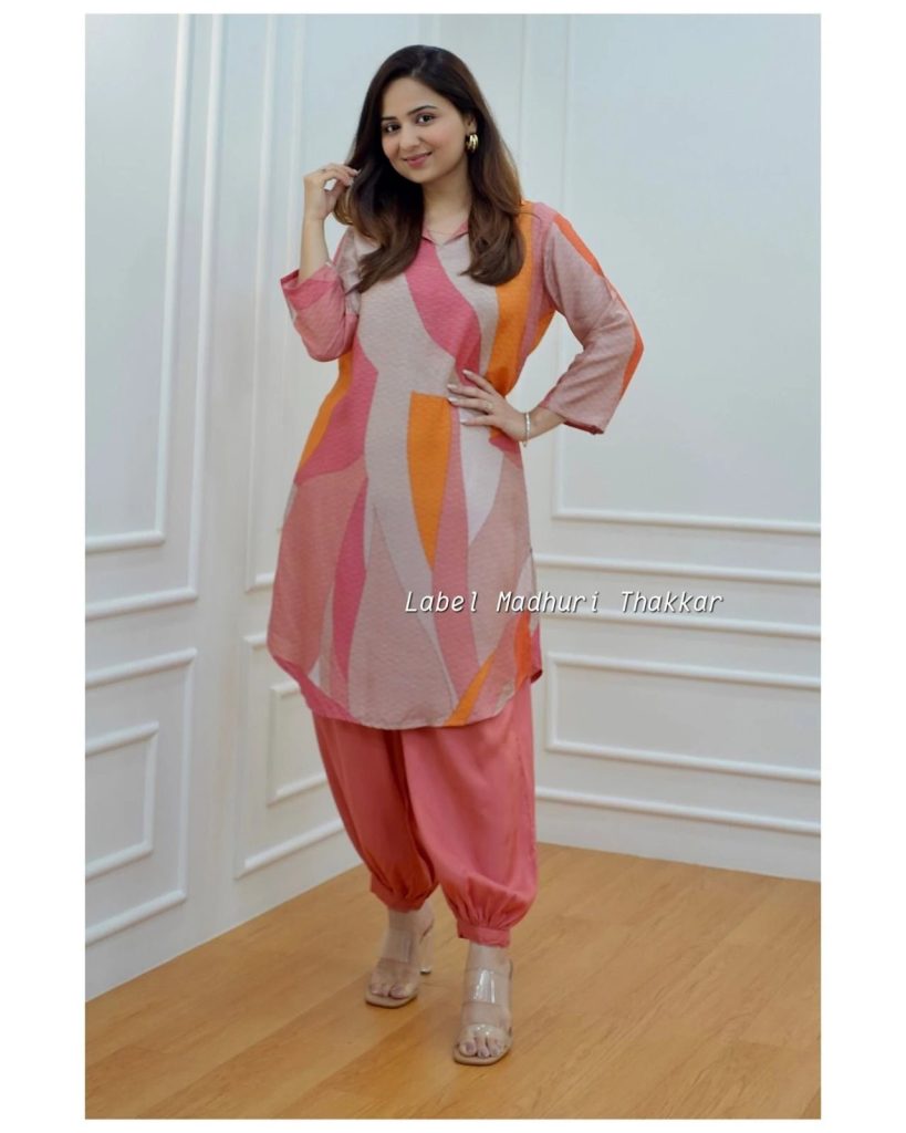 Saanvi 7014 New Latest Casual Muslin Printed Kurti With Patiyala 