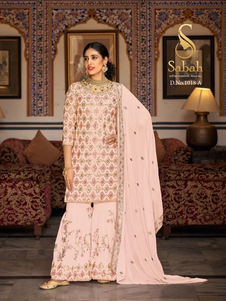 Sabah Kalaki Faux Georgette Designer Salwar Kameez