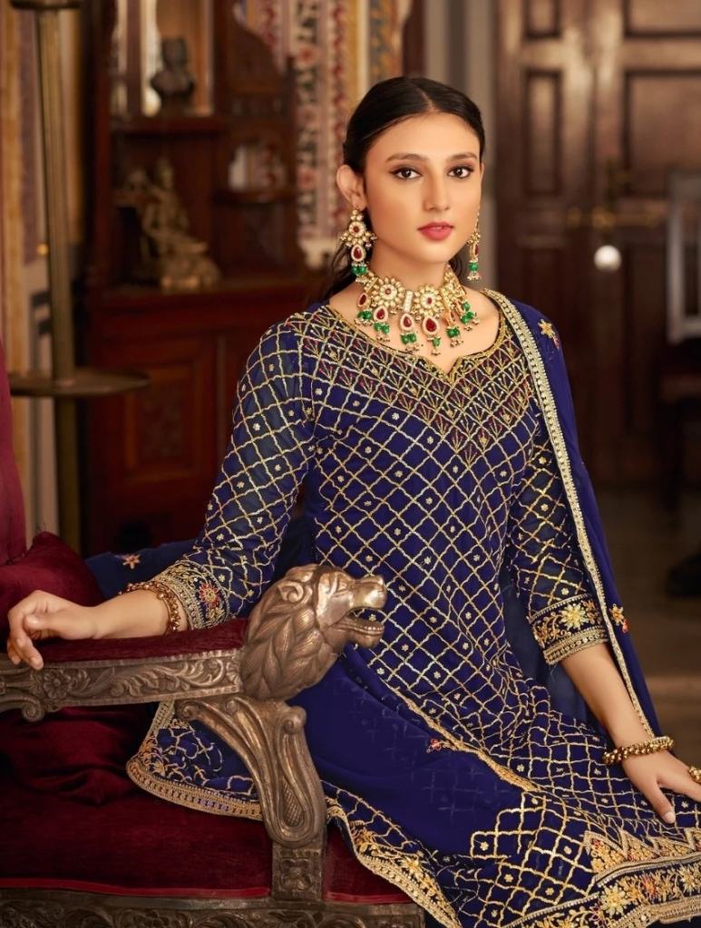 Sabah Zeel Heavy Chinon Designer Salwar Kameez